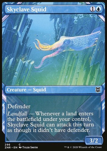 Magic the Gathering MTG Skyclave Squid (296) Zendikar Rising   LP - Picture 1 of 1