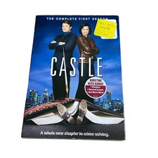 Castle: Season 1 DVD First Season TV Series ABC 3 Disc Set Nathan Fillion