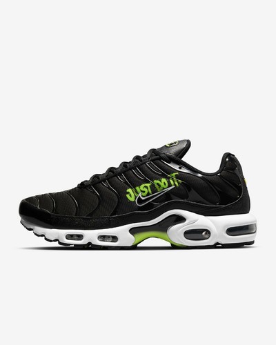 NIKE AIR MAX PLUS TN TUNED - BLACK / WHITE / VOLT - DJ6876 001 - EU 43 - UK  8.5 | eBay