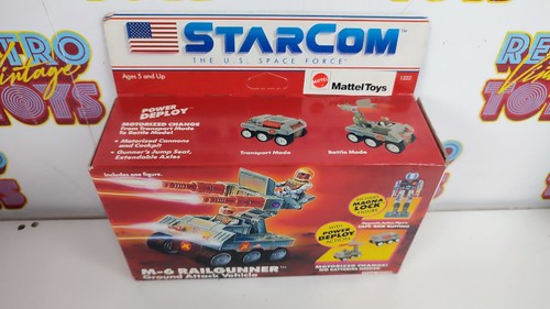 STARCOM M-6 RAILGUNNER MATTEL NEW MIB GROUND ATTACK VEHICLE 1987 COLECO - Picture 3 of 9