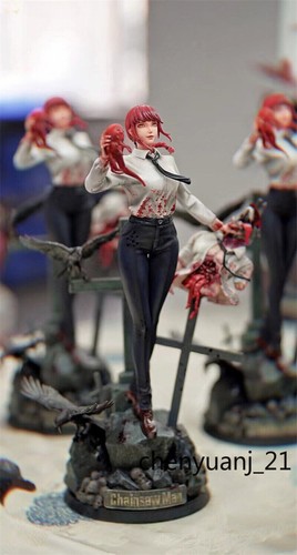 Figura de acción Makima Chainsaw Man Bishoujo estatua 13,7 pulgadas PVC dibujos animados animados regalos - Imagen 3 de 6