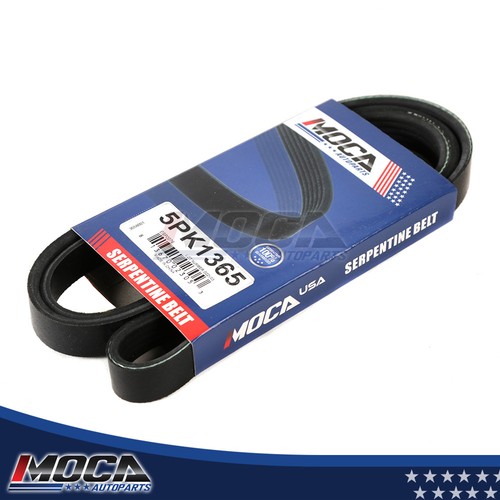 Serpentine Belt 5PK1365 Fit 04-05 Chrysler Dodge Stratus Mitsubishi Eclipse2.4L  - Bild 1 von 5