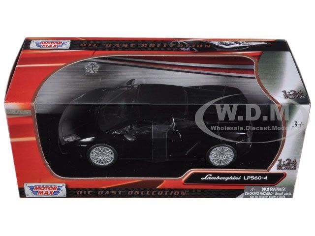 LAMBORGHINI GALLARDO LP560-4 MATT BLACK 1/24 DIECAST MODEL