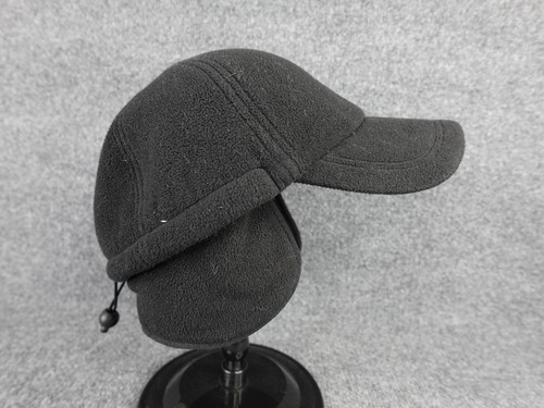 Wigens Fleece CEDRIC - European Swedish Cap Earflaps Gortex Black Sz 57 Mens - Picture 3 of 8