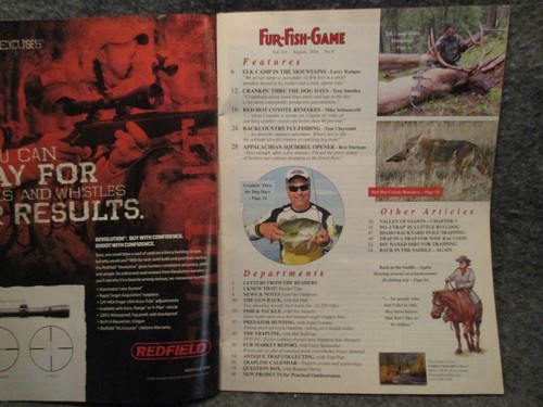 Fur Fish Game The Magazine For Practical Outdoorsmen August 2014 Vol. 111 No. 8 - Picture 2 of 3