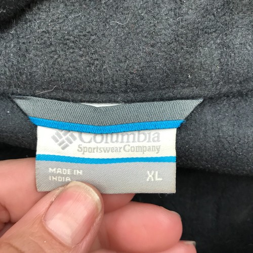 Columbia Softshell Jacket Adult XL Black Full Zip 57786 - Picture 2 of 13