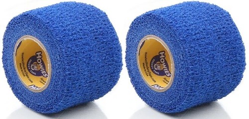 Howies Hockey Power Stretch Grip Tape - 2 Rolls of Blue 1.5" x 5 Yard Grip Tape - Picture 1 of 3
