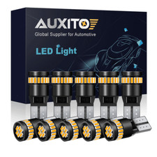 10pack Auxito Amber Yellow 168 194 921 License Side Marker Light Canbus Led Bulb
