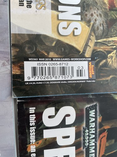 Warhammer Games Workshop White Dwarf Magazines x 3 Job Lot Bundle (2010) - Picture 9 of 12