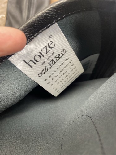 HORZE Desta Synthetic Half Chaps S Black Medium 37219-Bl-M - Picture 4 of 5