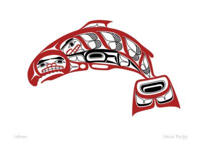Salmon David Boxley Art Card Tsimshian Northwest Coast Native | eBay