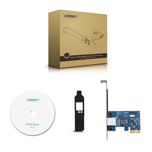 UGREEN LAN Gigabit PCI Express Network Adapter Card 1000Mbps Low Profile WIN10 - Picture 7 of 7