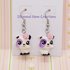Custom Teensie LPS Puppy Earrings Handmade Jewlery littlest pet shop