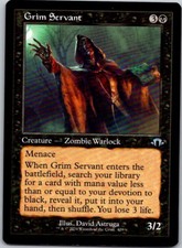 Magic the Gathering Grim Servant Retro Frame Modern Horizons 3 MTG Free Shipping