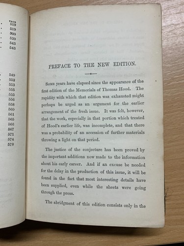 RARO LIBRO ANTIGUO 1873 "LAS OBRAS DE THOMAS HOOD" VOLUMEN 10 (P4) - Imagen 9 de 18