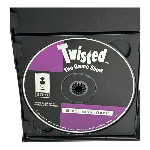 Twisted: The Game Show (Panasonic 3DO, 1993) CIB Complete w/ Manual Tested - Picture 2 of 8