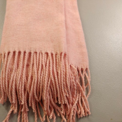 Women's Topshop Lightweight Check Scarf, Size One Size - pink 16"x72" - Picture 2 of 4