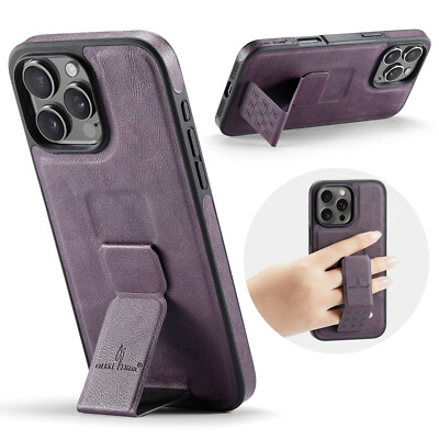 iPhoneアクセサリー Magnetic Leather Back iPhone16ProMax Magnetic Leather Back- iPhone 16 Pro Max | Black | Horween