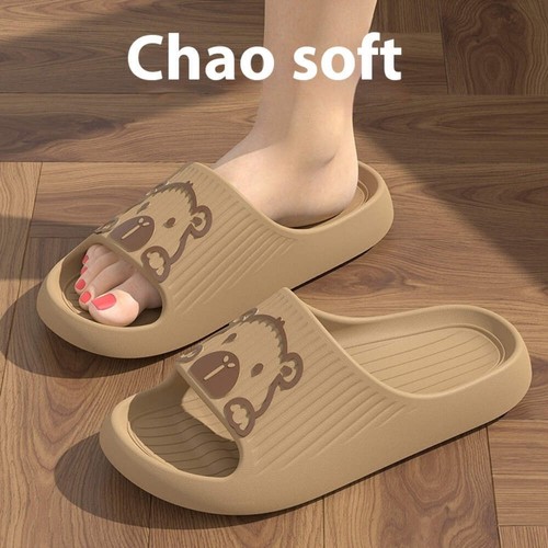 Cute Cartoon Dog Slippers Non-slip Floor Bathroom Slipper Summer Women's House S - Picture 59 of 93