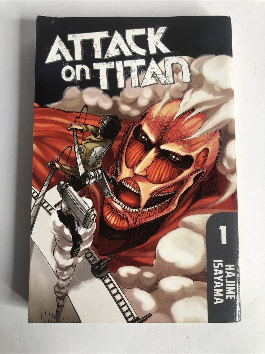 BGS 漫画鑑定 Attack on Titan 初版 #1 1st obi EUC! Attack on Titan Volume #1 Manga Graphic Novel Comic