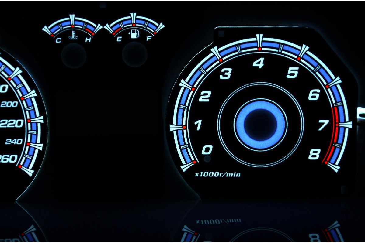 Hyundai Coupe 2gen. (2002-2008) Design 2 Glow Gauge Plasma