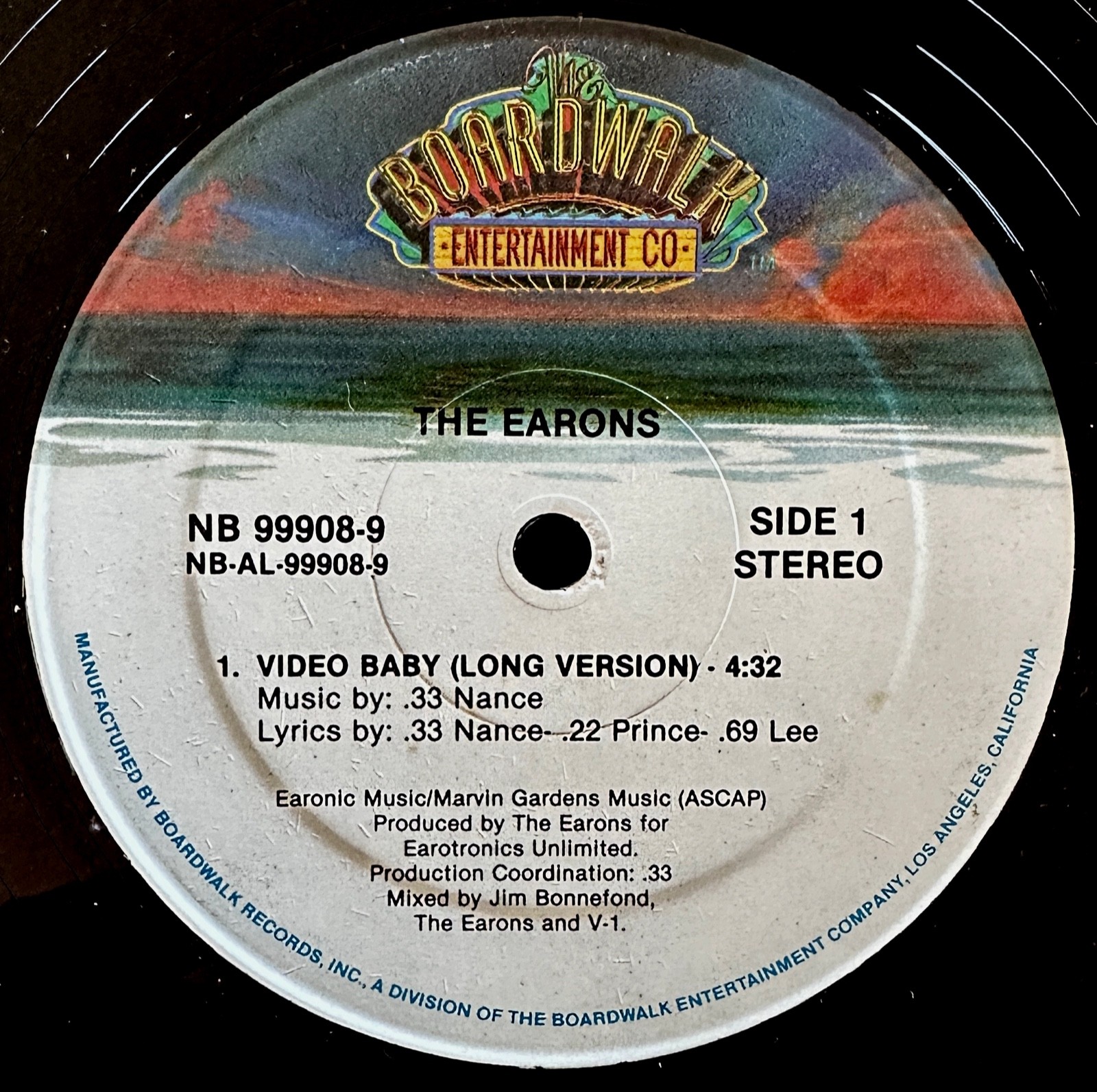 photo of The Earons - Video Baby - 12 Disco Funkvocoder Boogie 80s