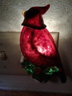 NightLight Plug into Wall / XMass Bird 6 ins Tall Plastic