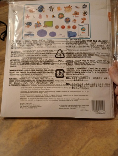 Brother Disney Home Finding Nemo Stickkarte SA-314D: Komplett - Bild 3 von 24