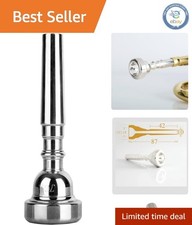 High-Quality 7c B Flat Trumpet Mouthpiece - Ideal for Beginners to Pros