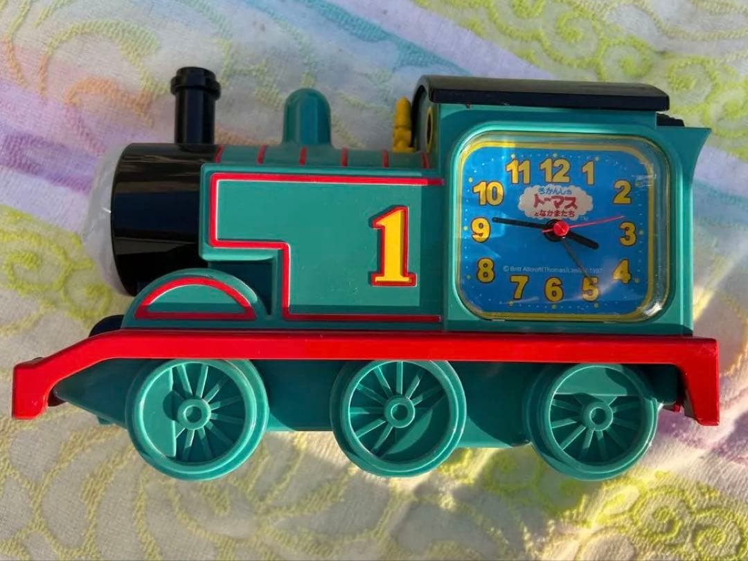 Thomas the Tank Engine Alarm Clock Rare Vintage Timepiece Collectible photo