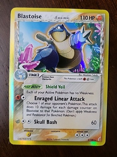 LP! Pokémon - Blastoise Delta Species - 2/100 - EX Delta Species - Holo Rare  - Bild 1 von 3