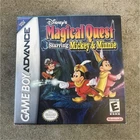 Disney Magical Quest Starring Mickey & Minnie GBA CIB Complete Box Manual Insert