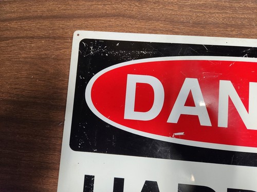 Danger Hard Hat Area Sign 14" x 20" Ready Made Sign Co - Picture 7 of 13
