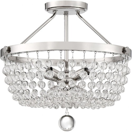 Teresa - 4 Light Semi-Flush Mount - 14.5 Inches high Semi-Flush Mount Quoizel - Picture 2 of 5