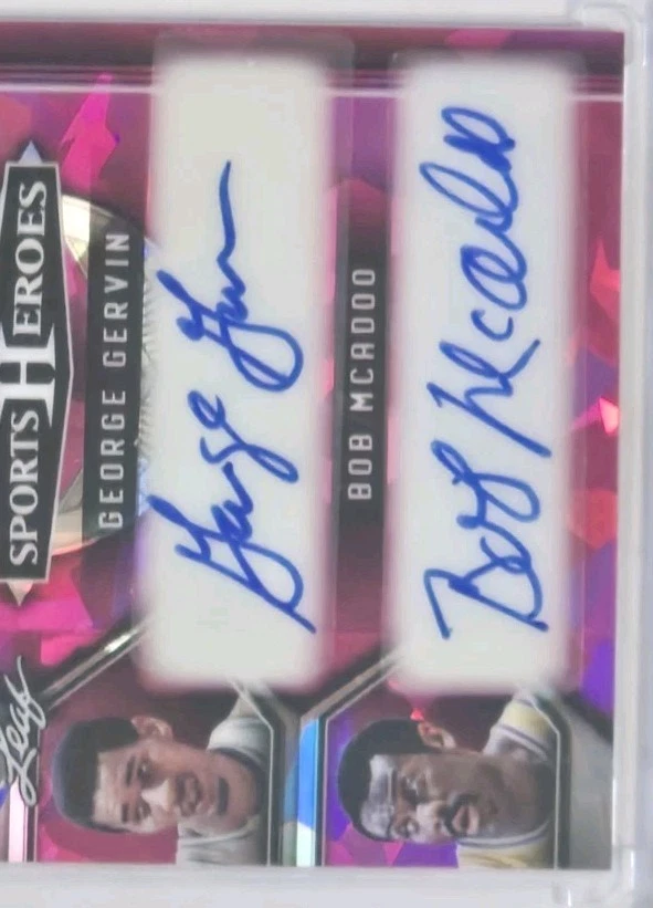 8 AUTOS 1/5 - 2025 LEAF King DANTLEY Gervin MCADOO McGinnis ARCHIBALD Bing SCOTT — 第 4/4 张图片