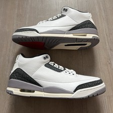 Nike Air Jordan 3 Retro Cement Grey CT8532-106 Size 10.5 Men B Grade