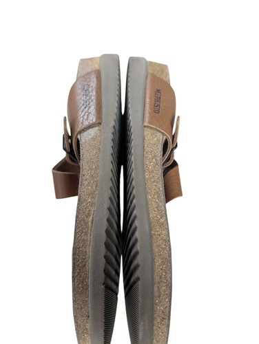 Sandalias MEPHISTO Air Relax para mujer talla 42 EE. UU. 12 marrón cuero genuino punta lazo - Imagen 5 de 8
