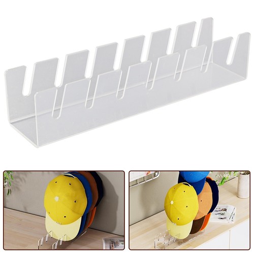 Cómodo organizador de sombreros de béisbol con nuestro soporte de acrílico pa