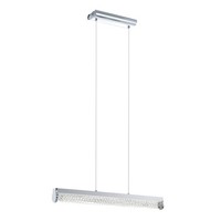 Led HäNgelampe Pendelleuchte Esstisch Stahl In Chrom Glas, Alu In Weiss, Alu