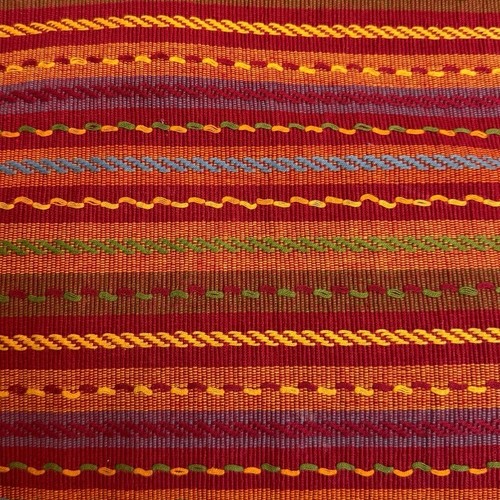 Bobby Flay Serape Striped Woven Rustic Fall Aztec Placemats set of 4 NEW - Picture 1 of 4
