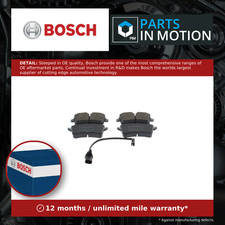 Brake Pads Set fits AUDI RS6 4G, C7 4.0 Rear 13 to 18 Bosch 4G0698151C Quality