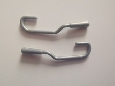 PLAYMOBIL "2x wydech" srebrny, wydech motocykla, stary motocykl, motorower, część zamienna