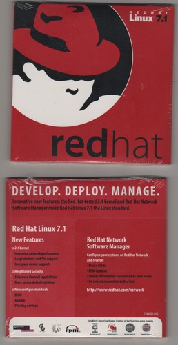 Red Hat Linux 7.1 Operating System CD Factory Sealed Brand New - Picture 2 of 3