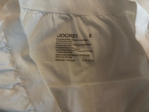 Jockey Damen Baumwolle Slip Unterwäsche Unterhosen 6er Pack Größe 8 - Bild 3 von 3