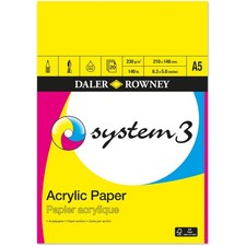 Daler Rowney System 3 Acrylic Pad A5 230gsm