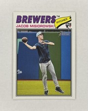 2026 Topps Heritage Baseball #144 Jacob Misiorowski - RC IMAGE VARIATION SSP