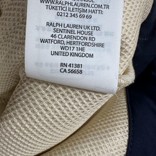 Polo Ralph Lauren Vest Mens Medium White Navy Fleece Sherpa Performance Zip - Picture 11 of 13