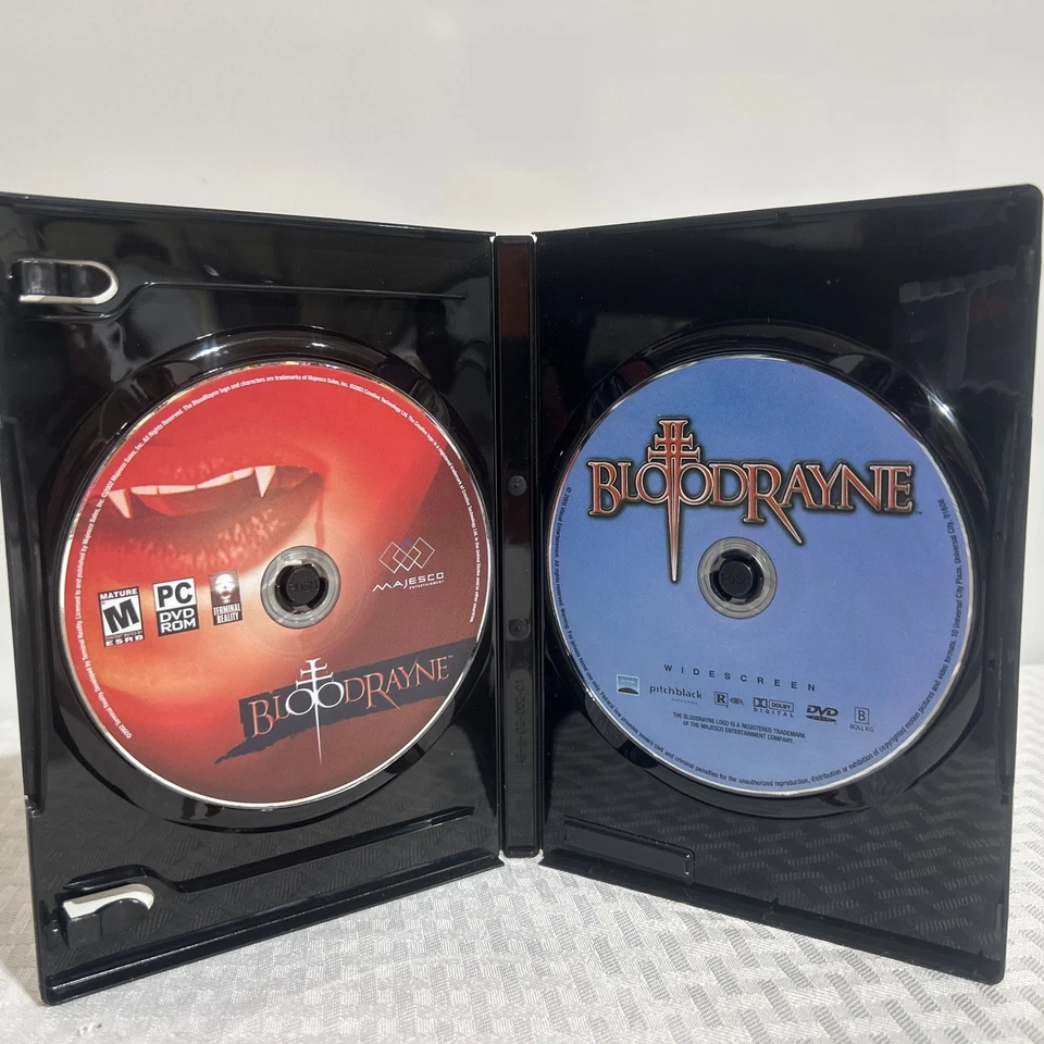 Bloodrayne + The Third Reich MOVIES DVD Lot CULT CLASSICS - Imagem 3 de 4