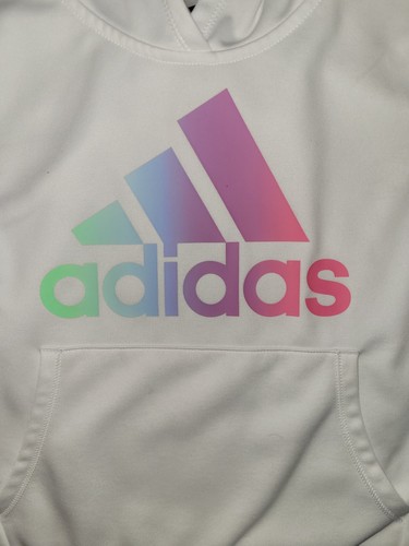 Girls Adidas Hoodie Size S 7/8 - Picture 2 of 4