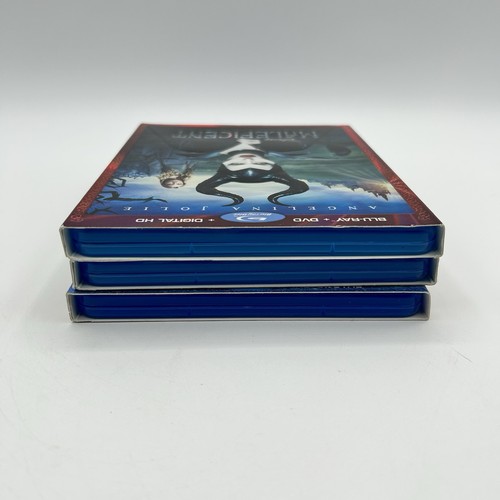 Disney Movie Lot (3) Blu-ray +DVD Cinderella Maleficent Beauty... Beast Rated PG - Picture 5 of 14